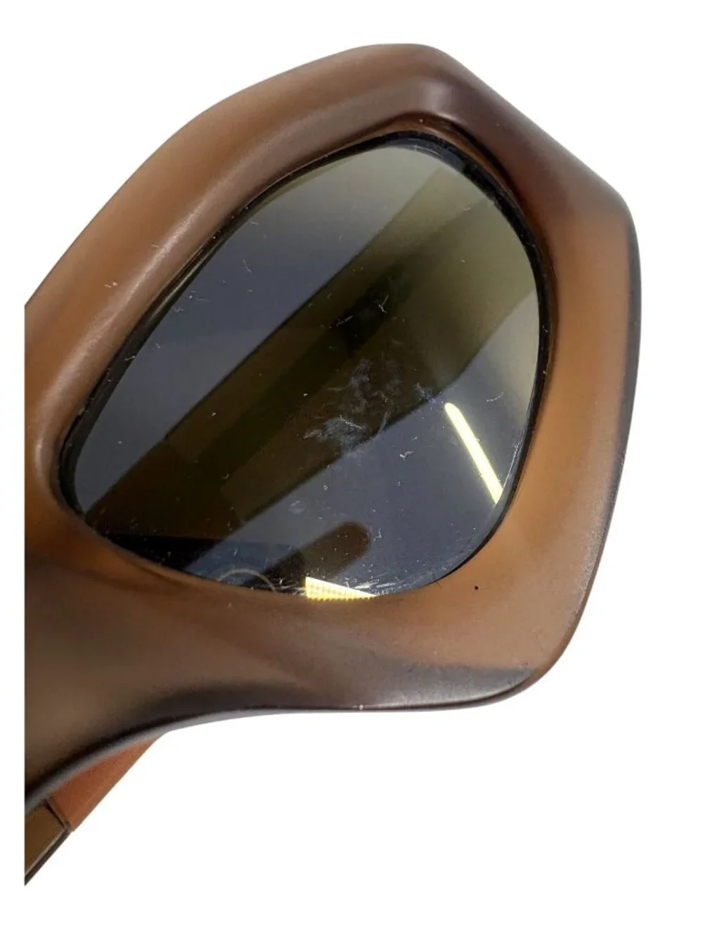 Entire Studios Brown Compound Performance Sunglasses Matte Rust/Bronze Mirror